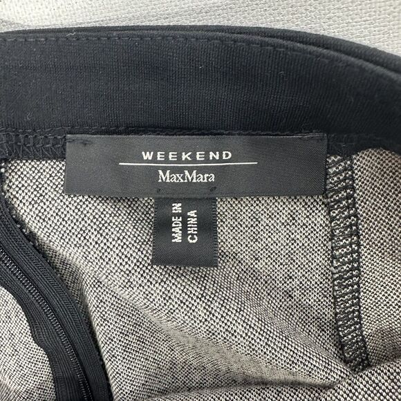 weekend max mara Black White houndstooth pencil skirt size M - Picture 8 of 11